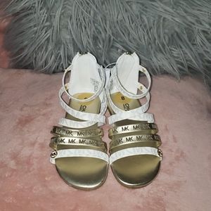 Nwt Little girls Michael Kors Sandals